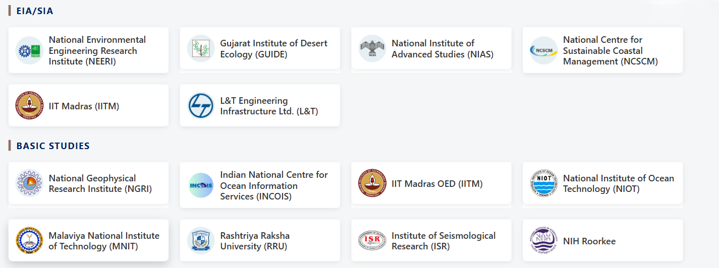 Institutions involved in Preparation of DPR (a)